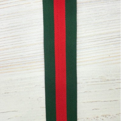 Лента - стропа зелено-красная Gucci