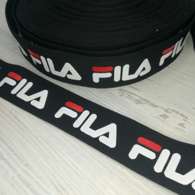 Лента трикотажная Fila черная