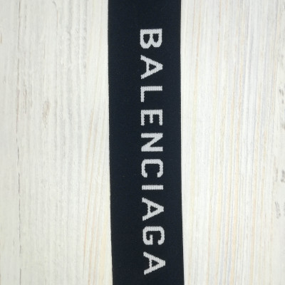 Резинка декоративная Balenciaga черная