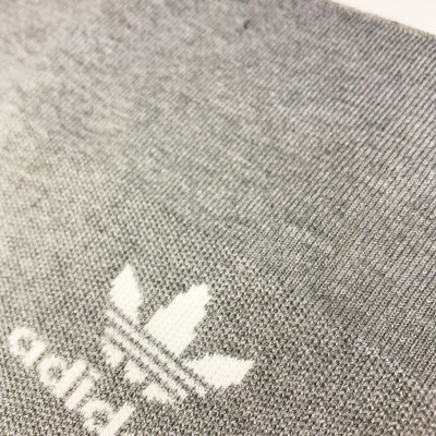 Манжет трикотажный Adidas 70 см серый