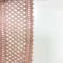 Кружево макраме Вафелька ажур розовое