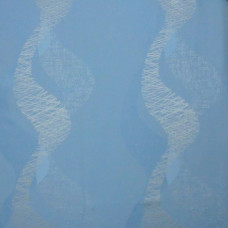 Портьерная ткань "Абстрактная волна" серо-голубая