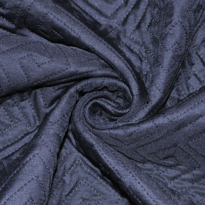 Курточная ткань стёганая  сине - фиолетовая