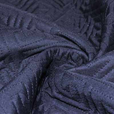 Курточная ткань стёганая  сине - фиолетовая