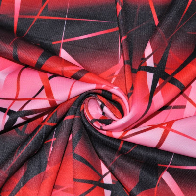 Бифлекс абстракция красно-розовый