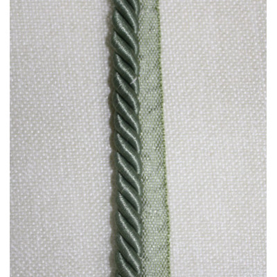 Кант - шнур вшивной зеленый однотон